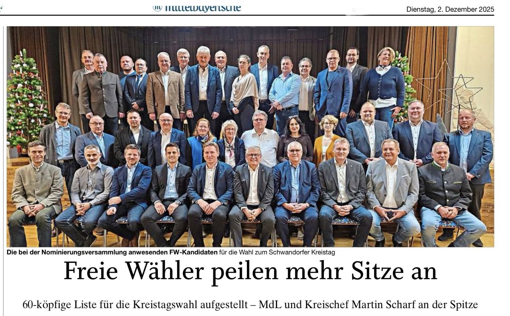 Foto MZ : Kandidaten Kreistag FW Foto MZ : Kandidaten Kreistag FW